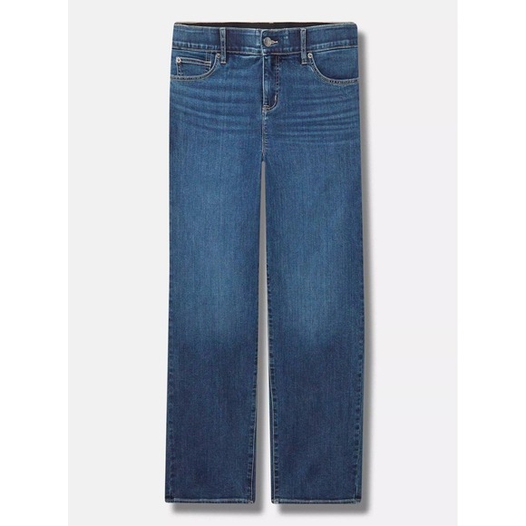 Torrid Bombshell Wide Leg High-Rise Jeans Jupiter Blue - Tall 18T NWOT - Picture 1 of 13